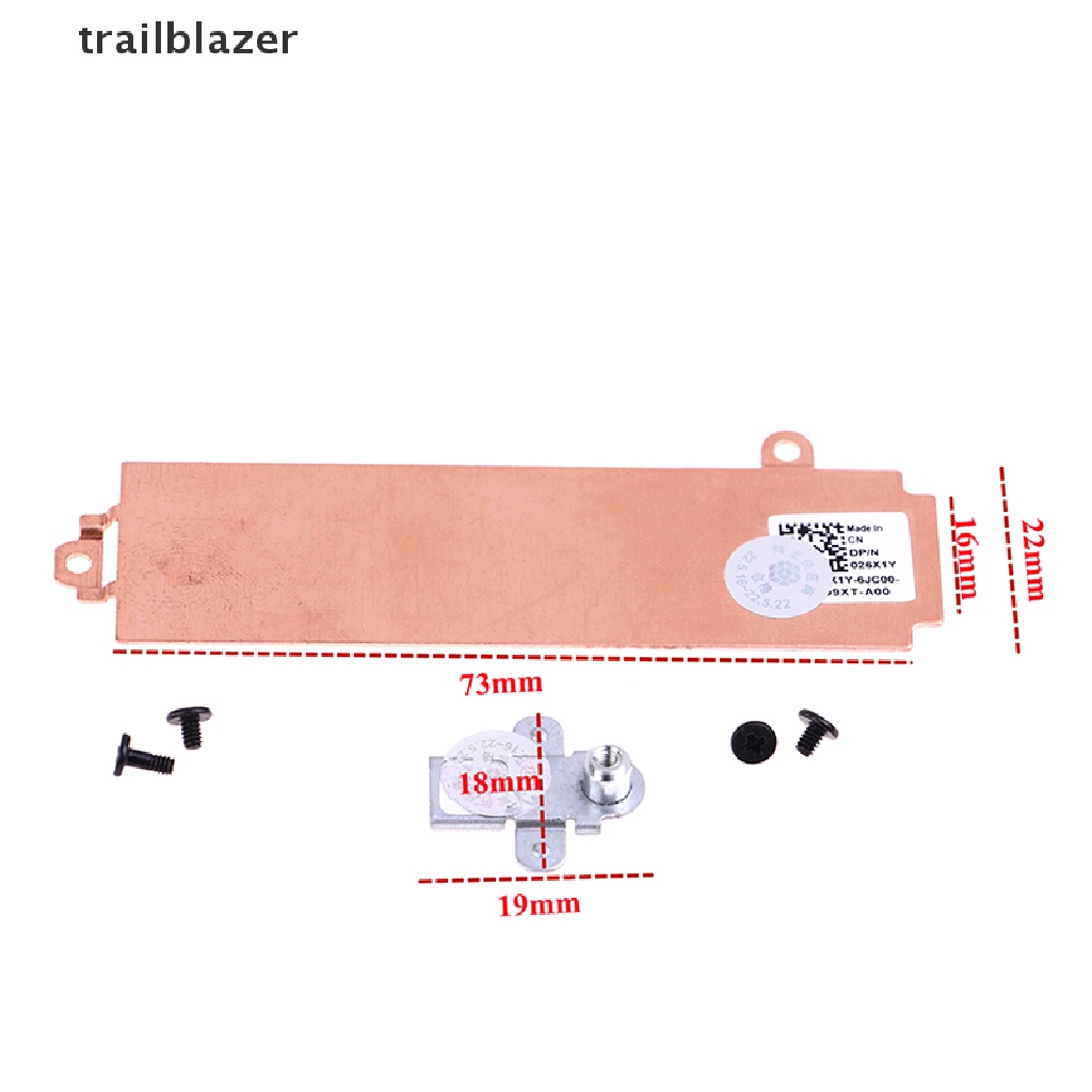 Khung Tản Nhiệt M.2 NVME 2230 2280 SSD Cho Laptop Dell G15 5510 5511 5515