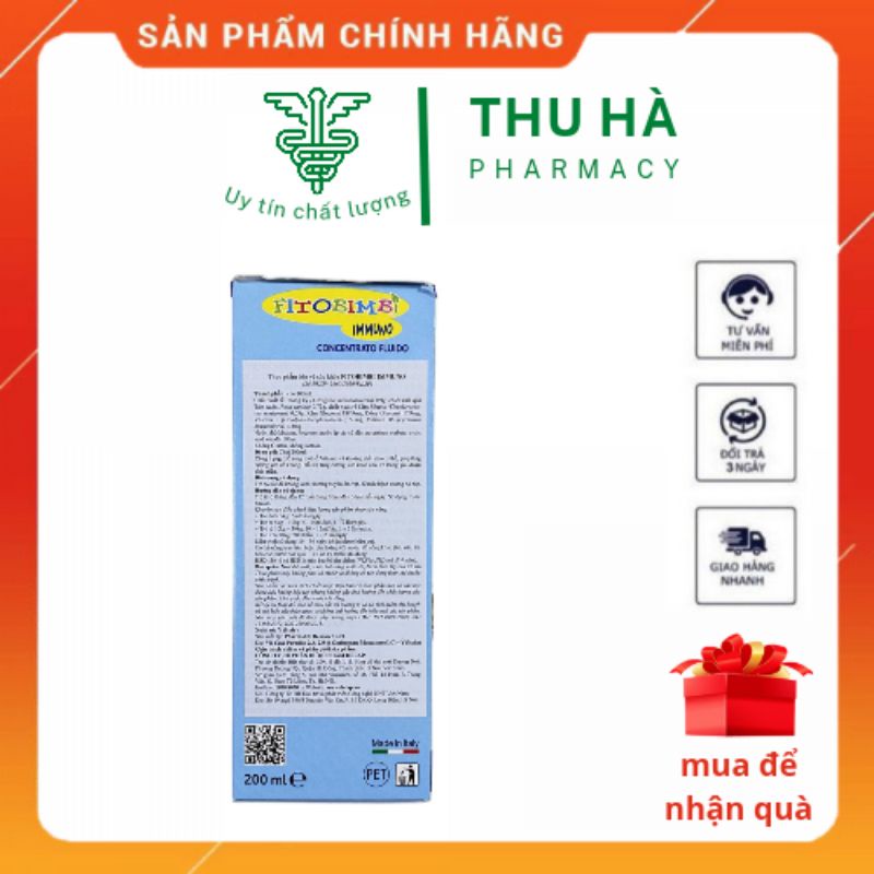 Fitobimbi Immuno Bimbi.Giúp Bé Tăng Cường Miễn Dịch,Sức Đề Kháng.Khỏe Mạnh Hết ốm vặt