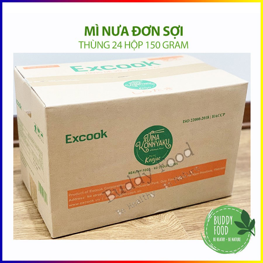 Mì Nưa Konjac Hộp Đơn Sợi Thùng 24 Hộp Ăn Kiêng Giảm Cân