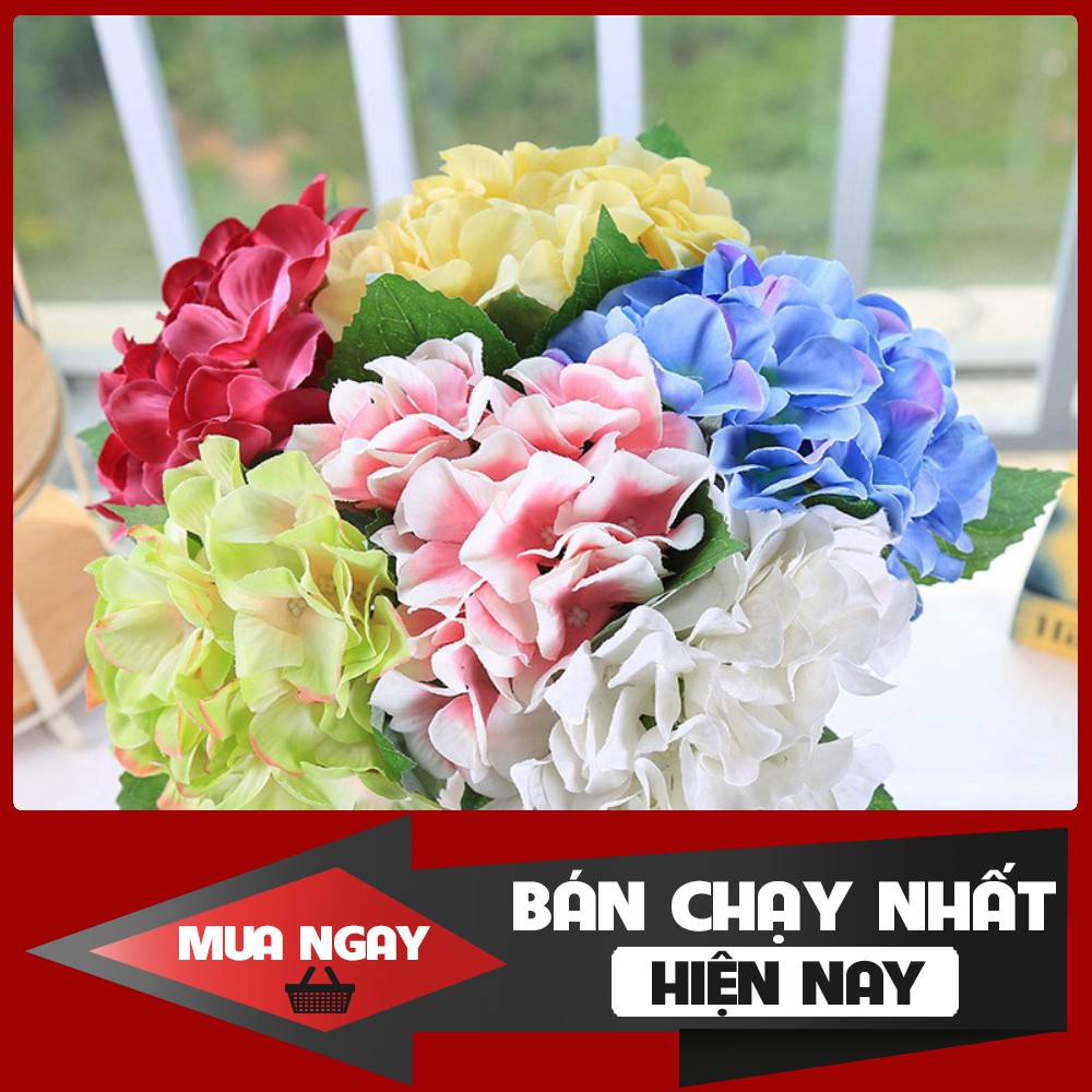 [ HÀNG NHẬP KHẨU ] Hoa Lụa Giả - Hoa Cẩm Tú Cầu Siêu Đẹp