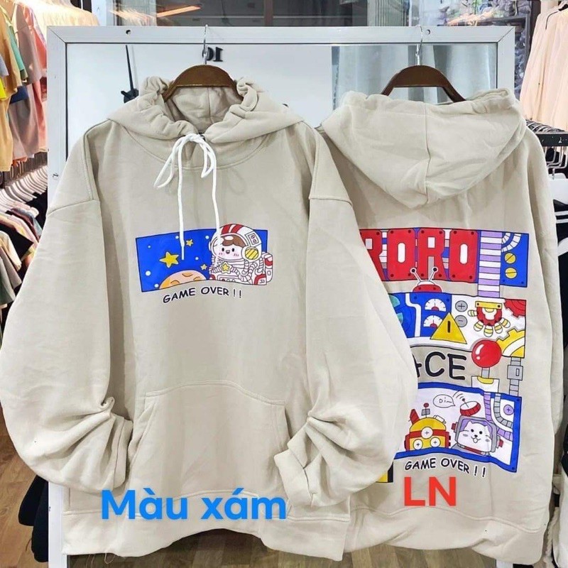 (sale ) (sale) Áo hoodie hành tinh GAMEVOVER LN11 (tuyển sỉ đại lý ) (tuyển sỉ và đại lý )