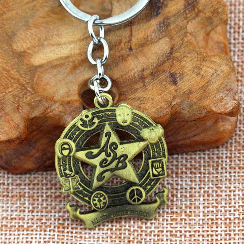 Móc Khóa Kim Loại Phong Cách Phim Jojo 's Bizarre Adventure Độc Đáo