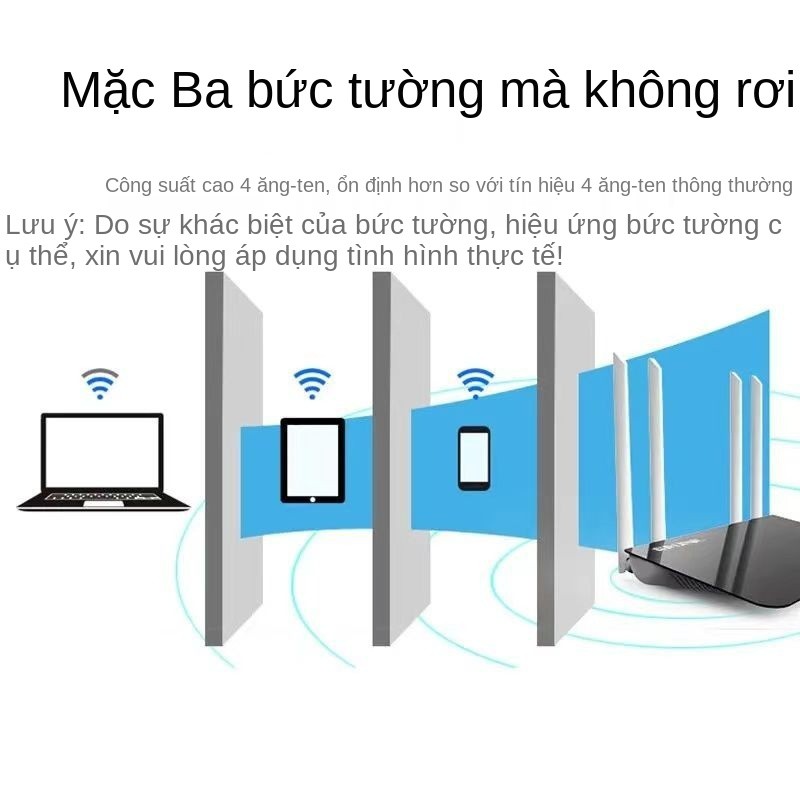 Bilian 1200M bộ định tuyến không dây gigabit kép được tăng cường thông qua bức tường King khuếch đại tín hiệu wifi tố