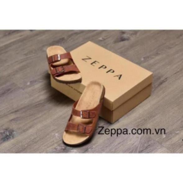 [Sale 3/3] ZEPPA - DÉP ĐẾ TRẤU DA BÒ BẢN NHỎ Sale 11 -op1 " :