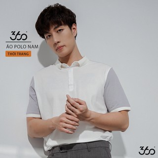 Áo phông polo nam 360 BOUTIQUE thun tay ngắn có cổ - APLTK012