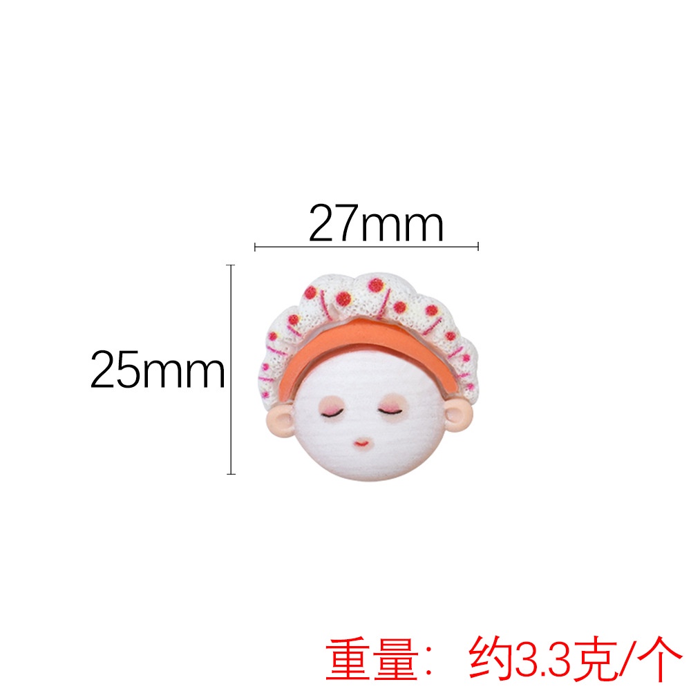 Set 10 Phụ Kiện Trang Trí Điện Thoại/Kẹp Tóc/Kính Mát Hình Avatar Bằng Nhựa Dễ Thương