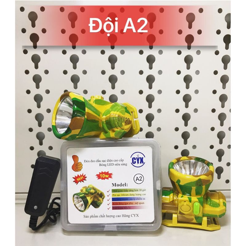 ĐÈN ĐỘI ĐẦU MÀU LÍNH SIÊU SÁNG CYX A1-2-3