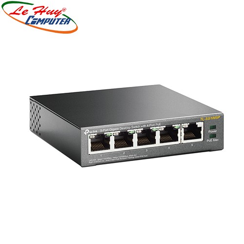 Thiết bị chia mạng TP-Link TL-SG1005P 4 cổng POe