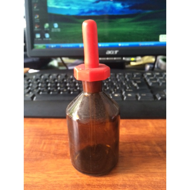 Chai công tơ hút thủy tinh màu nâu - chai nhỏ giọt 60ml - 125 ml
