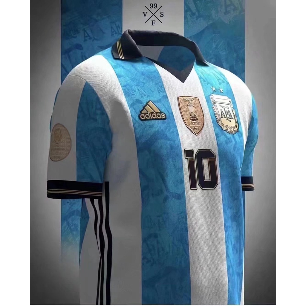 Áo Thun Số 2022-23 Đội Tuyển Đá Banh Argentina Size s-2xl * Giao Hàng Tại Chỗ Ngày mai