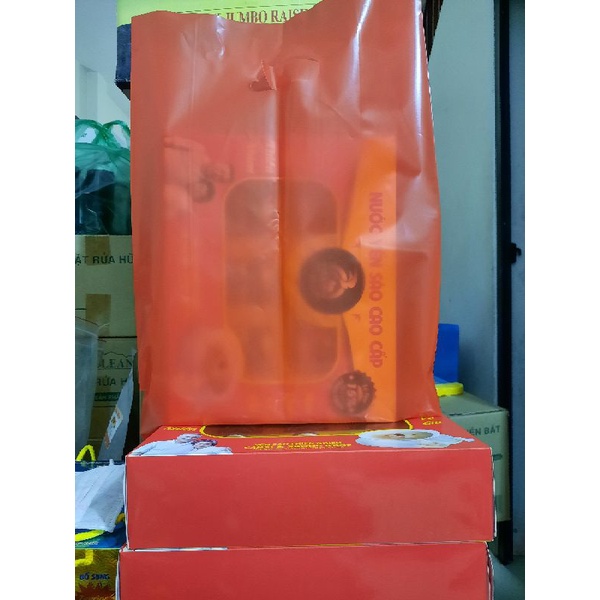Túi nilon đựng hộp Yến Sào, túi PE gói hàng 35 x 50cm