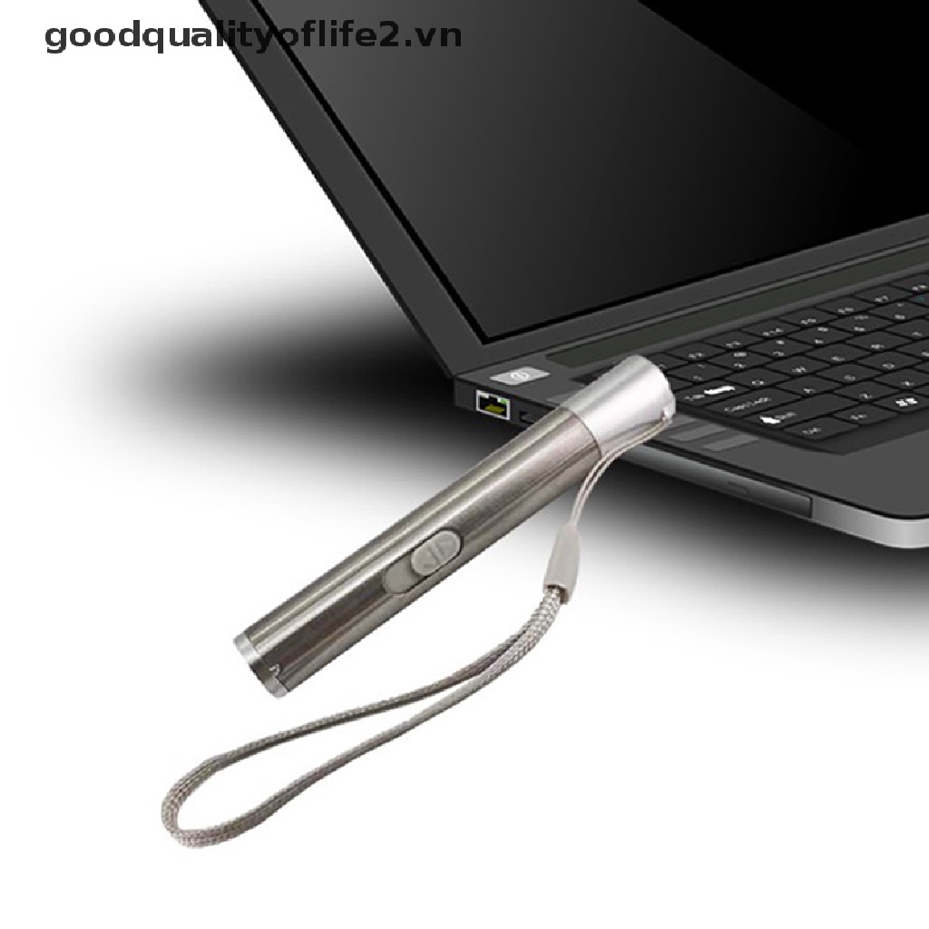Đèn Pin Laser USB Mini 3 Trong 1 Bằng Hợp Kim Nhôm Chất Lượng Cao
