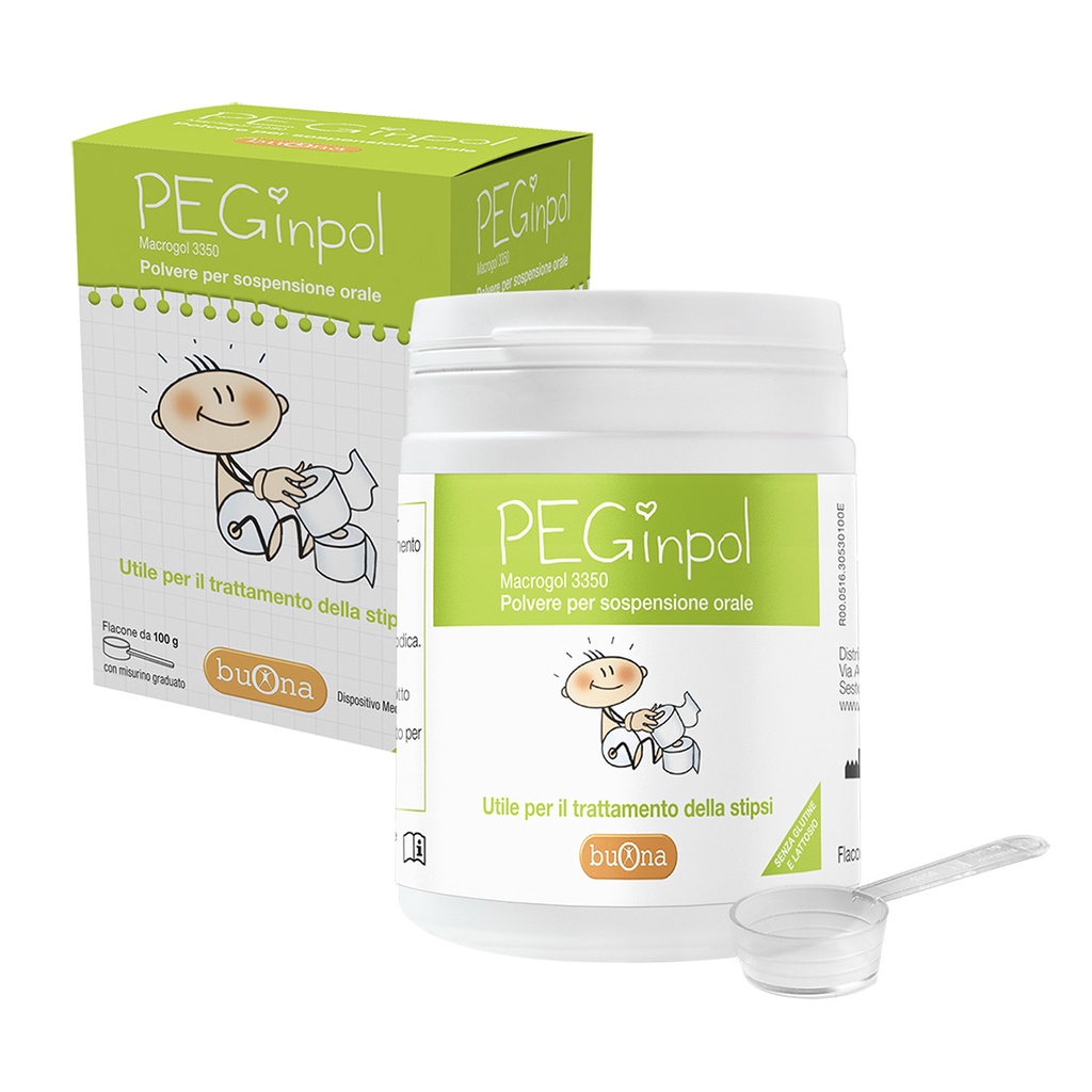 PEGinpol lọ 100g/hộp 20 gói - Hỗ trợ giảm tình trạng táo bón trẻ em