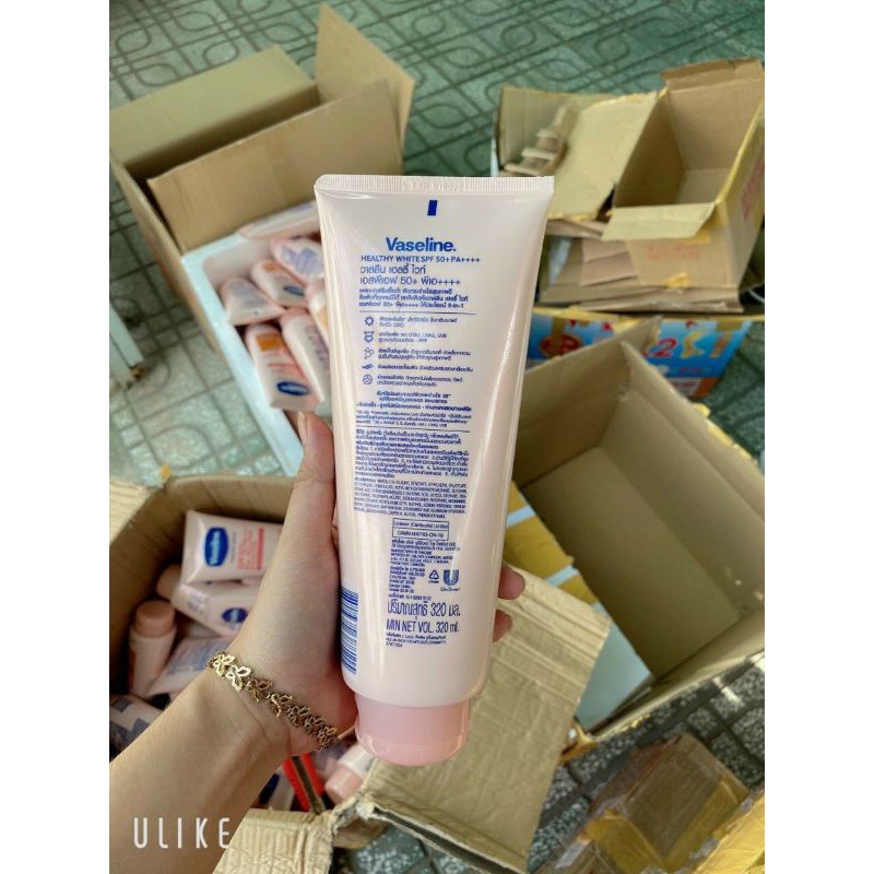 [HÀNG HOT] SỮA DƯỠNG THỂ VASELINE PERFECT SERUM 50X THÁI LAN TUÝP 320ML | BigBuy360 - bigbuy360.vn