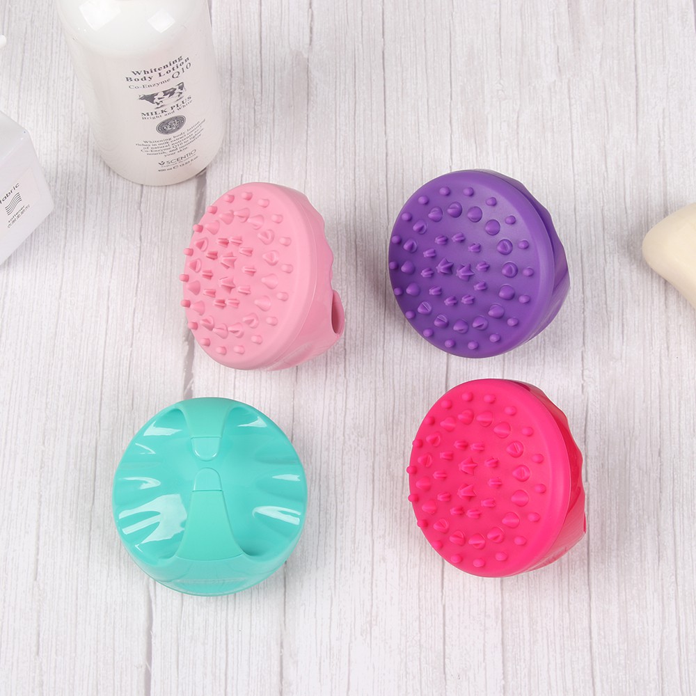 Bàn Chải Silicone Mát Xa Tẩy Tế Bào Chết Khi Tắm / Spa Cho Nữ