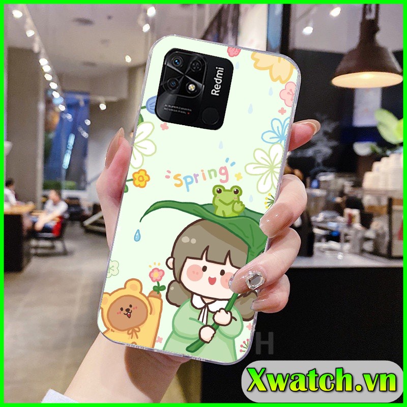 Ốp silicon in UV Xiaomi Redmi A1 Redmi 10C Poco C40 Redmi 10A họa tiết Jumb