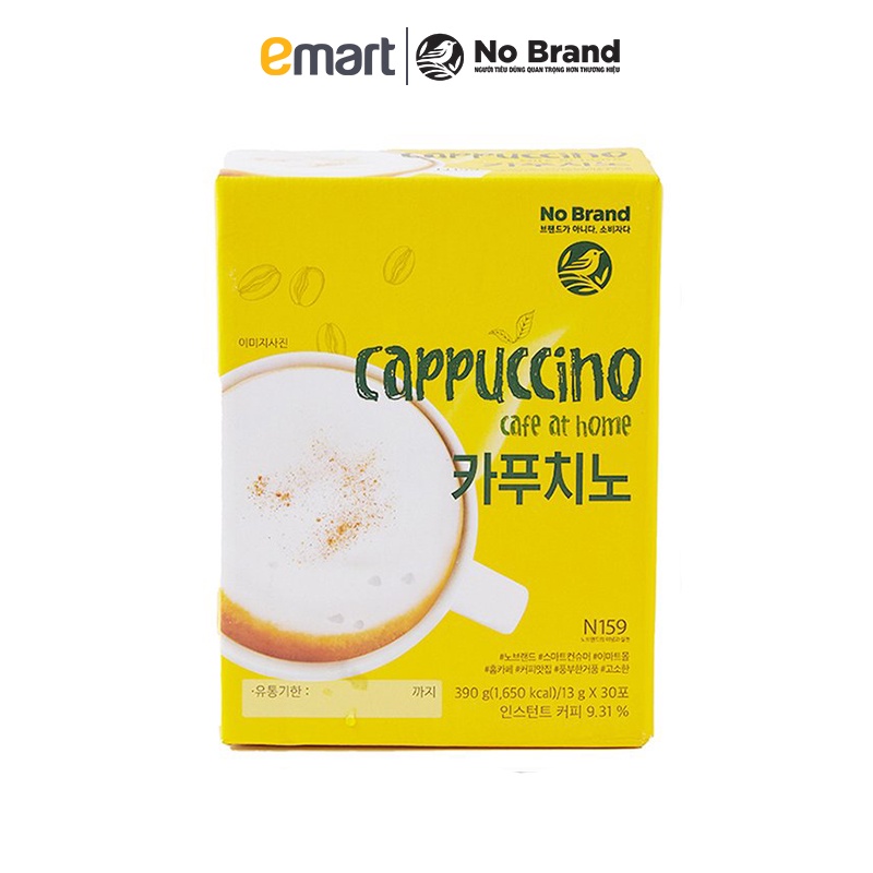 Cà Phê Hòa Tan Coffee Cappuccino No Brand 30 Gói - Emart VN