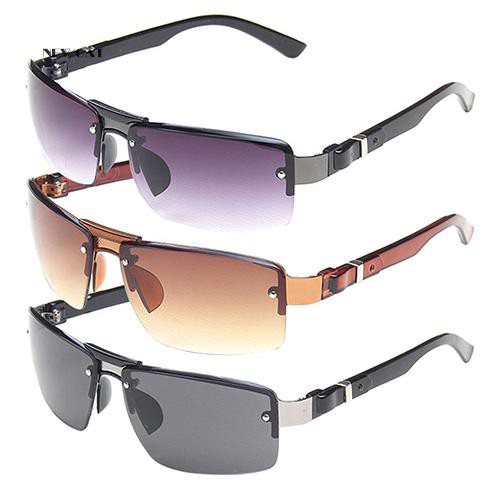 ღNK_Men's Rectangular Sunglasses Shades Travel Driving Fishing Eyewear