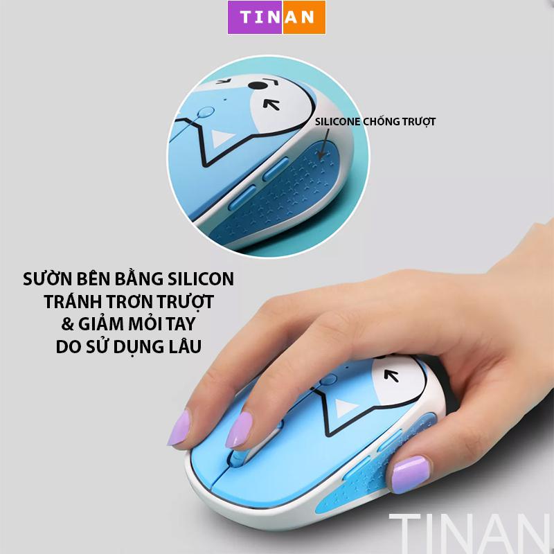 Combo Chuột Không Dây 2.4G & Lót Chuột FD E580h/E680h Dùng Cho Văn Phòng, Học Tập, 6 Số phím