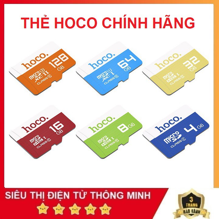 Thẻ Nhớ Micro SD Hoco, Class 10 Chính Hãng - bảo Hành 12 Tháng