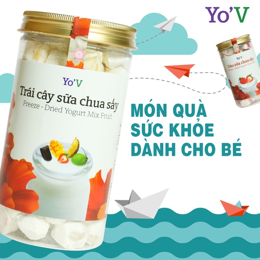 Sữa Chua Sấy Đông Khô Yo'V Vinamit Trái Cây Thập Cẩm