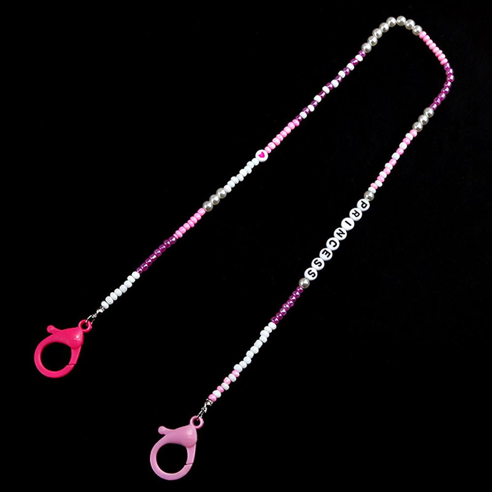 Mocho Dây Xích Đeo Mắt Kính Hình Mặt Cười Và Chữ Phong Cách Bohemia