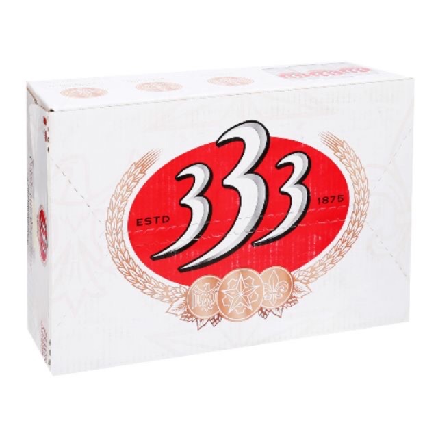 Thùng bia 333 24 lon x 330ml