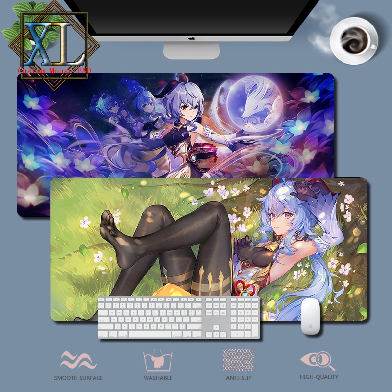 Tấm Lót Chuột Chơi Game Ganyu Cỡ Lớn Chống Trượt