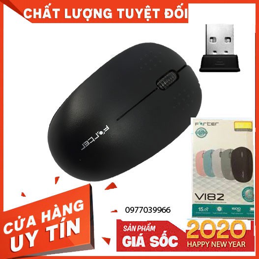 (COMBO 10 Bộ ) Chuột Máy Tính Không Dây Forter V182