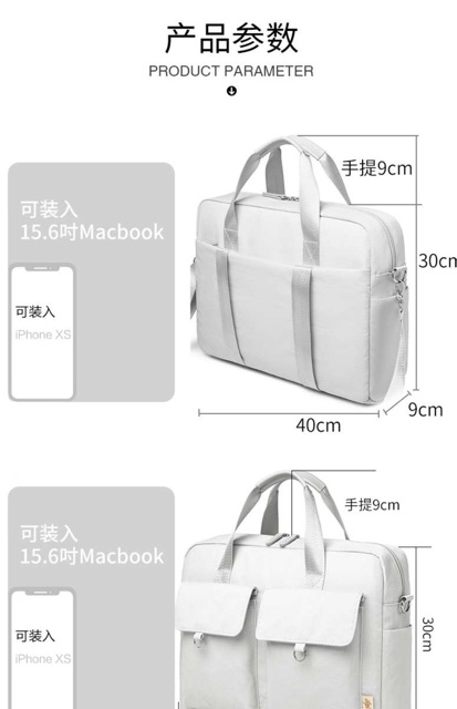 Túi xách chống sốc chống nước Macbook/ Laptop 11.6"-15.6" | BigBuy360 - bigbuy360.vn