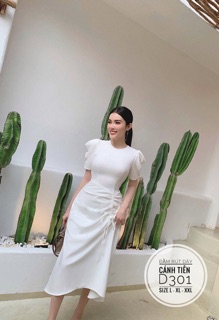 Bigsize Đầm rút dây cánh tiên D301