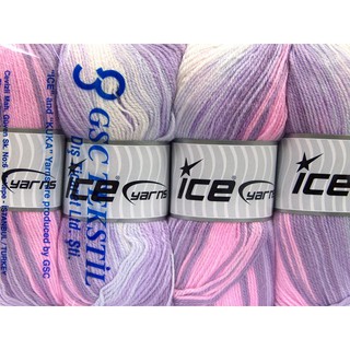 Len Magic Baby White Pink Lilac Shades