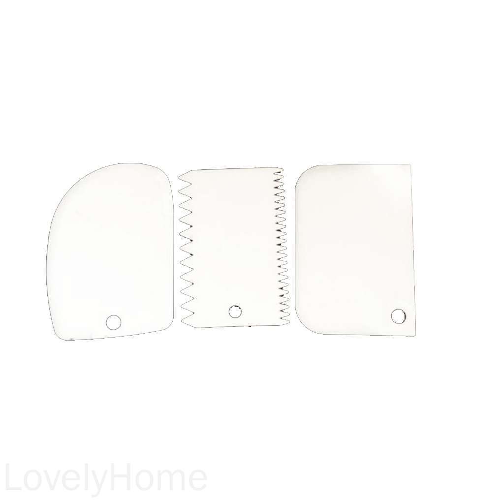 Set 3 Dụng Cụ Cạo Răng Bằng Nhựa Đa Năng Có Thể Tái Sử Dụng