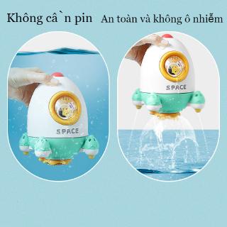 Toy while bathing swirling water rocket for babies
