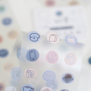 Creative dotted tape cute material collage mini pattern