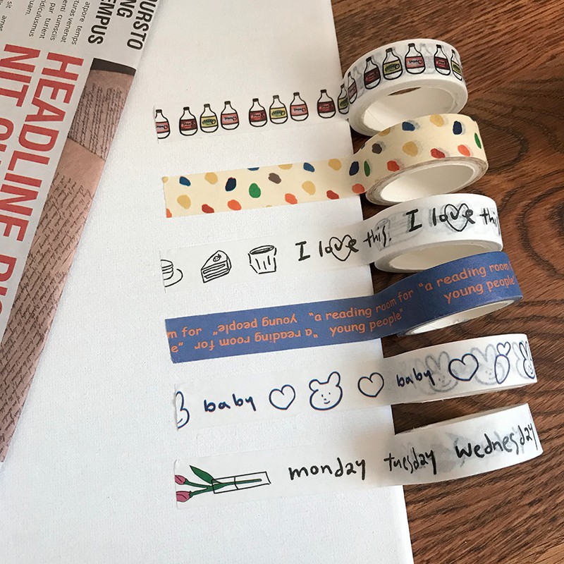 Washi tape dễ thương