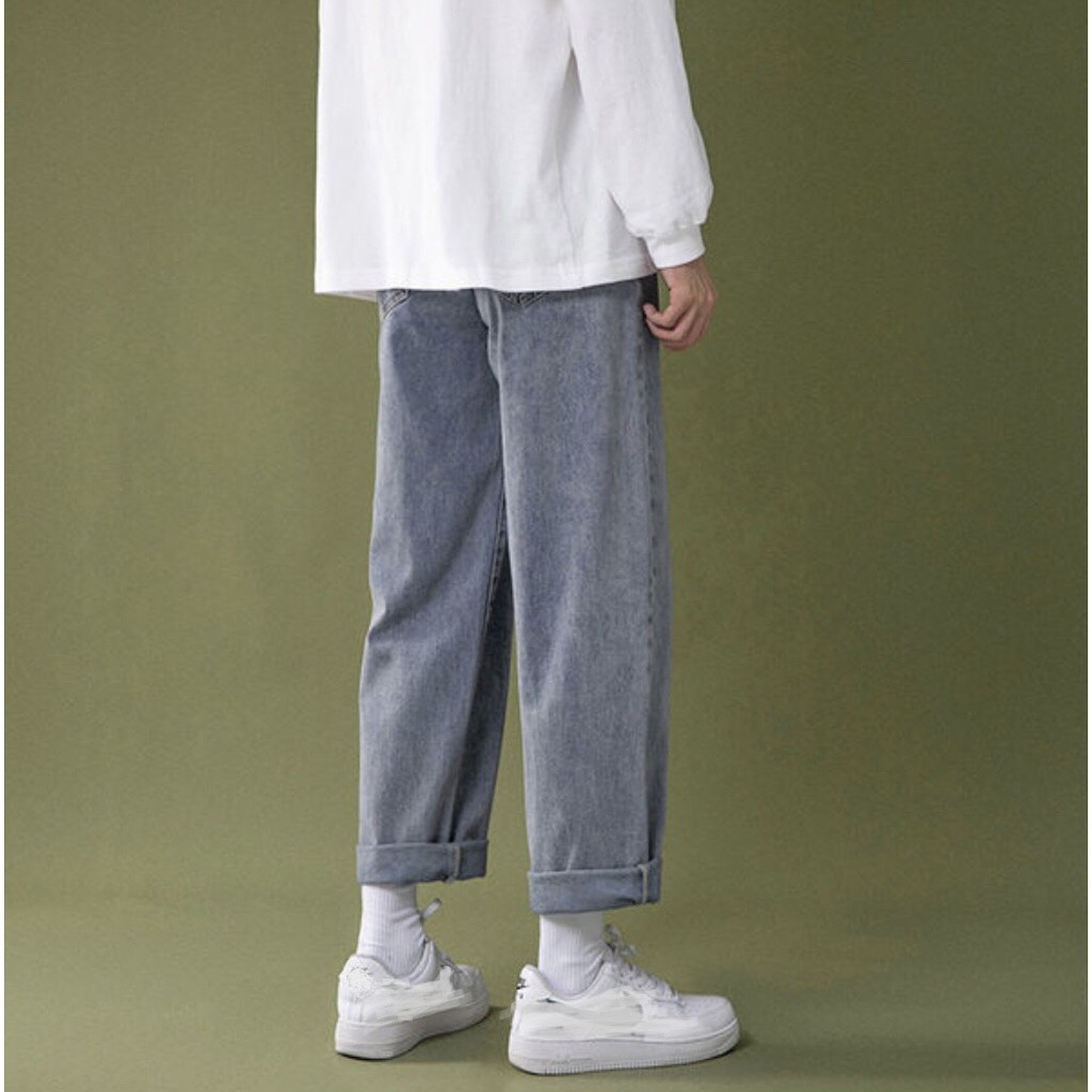 QUẦN JEAN BAGGY NAM DÁNG ỐNG SUÔNG ĐƠN GIẢN TINH TẾ HOÀNG BROTHER FASHION QBG_M5