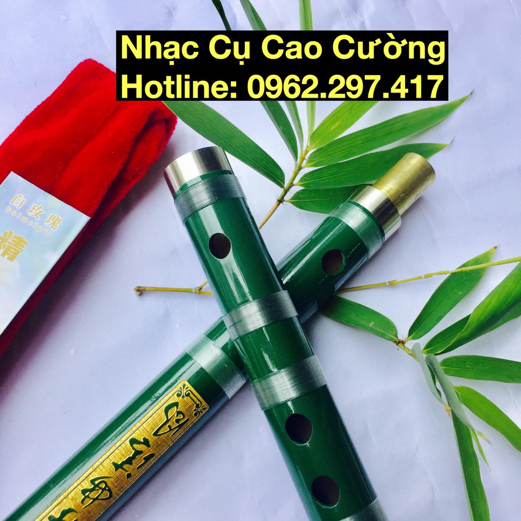 Sáo Trúc Dizi Nạm Ngọc Khớp inox cao cấp