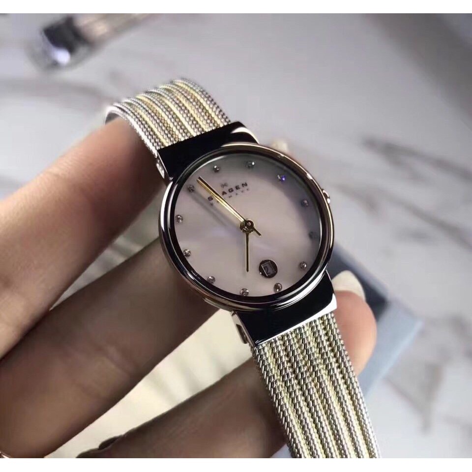 Đồng hồ Nữ Skagen 355SSGS 26mm Chính Hãng