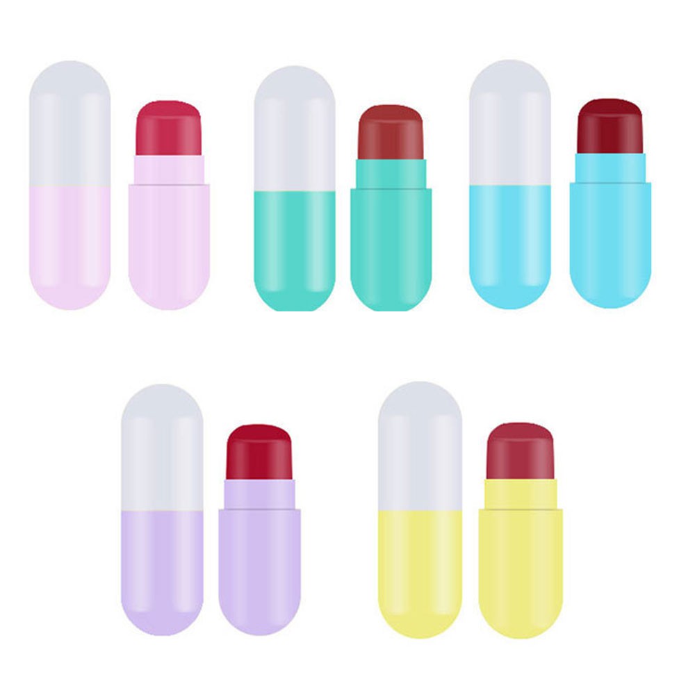 Son môi dưỡng ẩm lâu trôi hình dáng viên thuốc con nhộng dễ thương thương hiệu GUDU | BigBuy360 - bigbuy360.vn