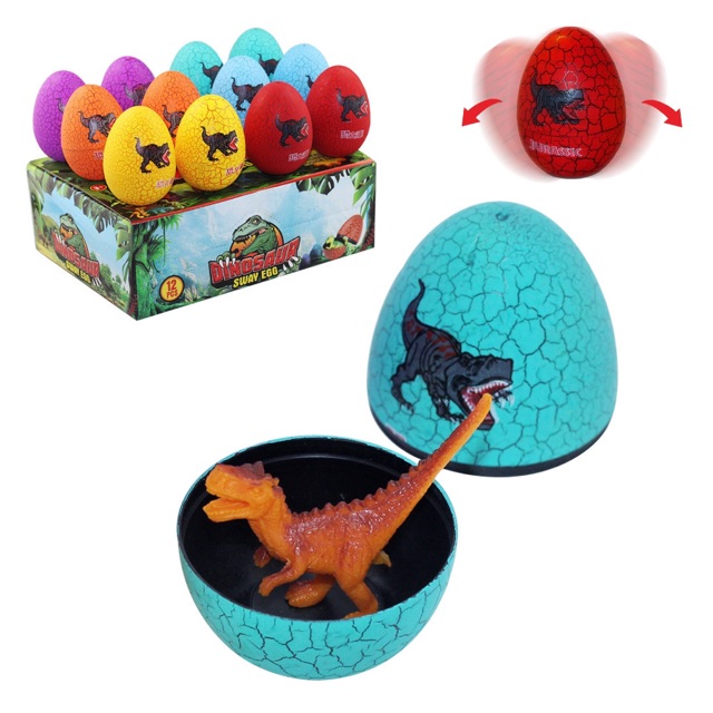 ĐỒ CHƠI TRỨNG KHỦNG LONG  CHO BÉ_12 MẪU