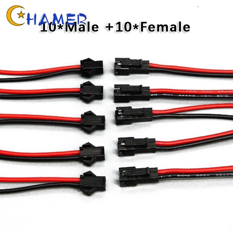 Set 10 dây kết nối Sm 10cm 24awg 2.54mm 2p chất lượng cao