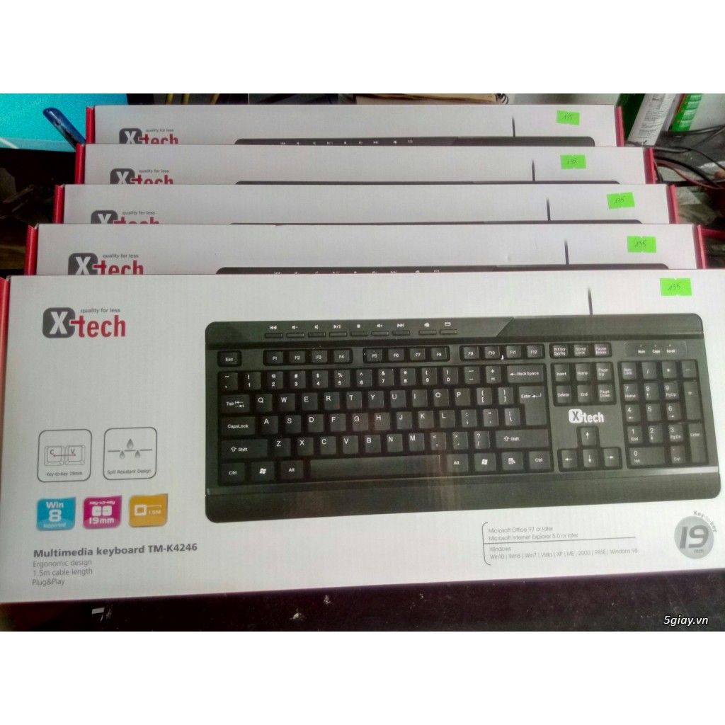 Bàn phím có dây Xtech TM-K4246 - TM-K4246 - k4246