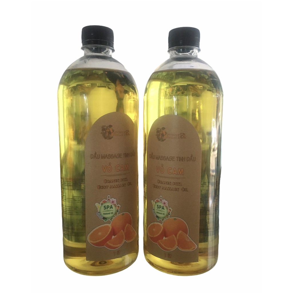 Dầu Massage Body Tinh Dầu Vỏ Cam Trơn Tay, Mùi Thơm Thư Giãn Dễ Chịu, Chất Lượng Chuẩn Spa 5 Sao, Dễ Sử Dụng