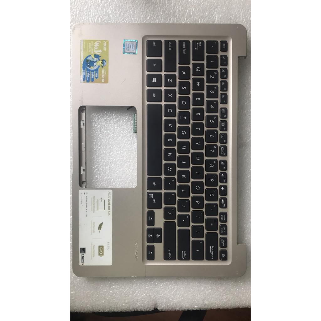 Nguyên mặt C kèm bàn phím zin laptop asus ASUS s410ua hàng zin bh 12 tháng