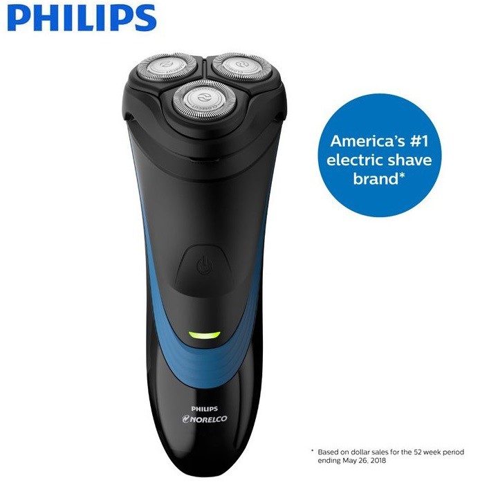 Máy cạo râu thương hiệu cao cấp Philips Norelco S1560/81 Shaver 2100 Công suất 2W - Bảo hành 24 tháng