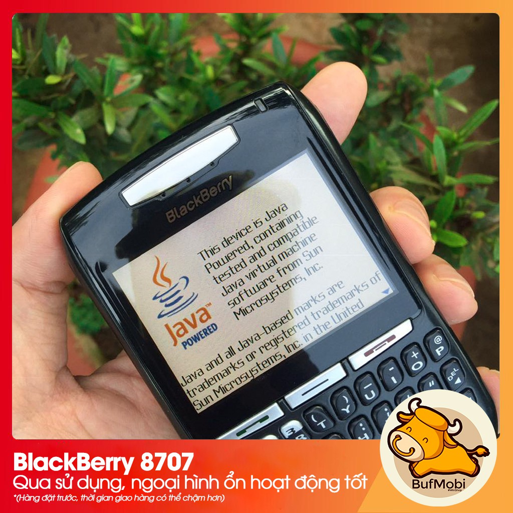 [Điện thoại] Blackberry 8707 Likenew, nguyên zin, nhiều nhà mạng