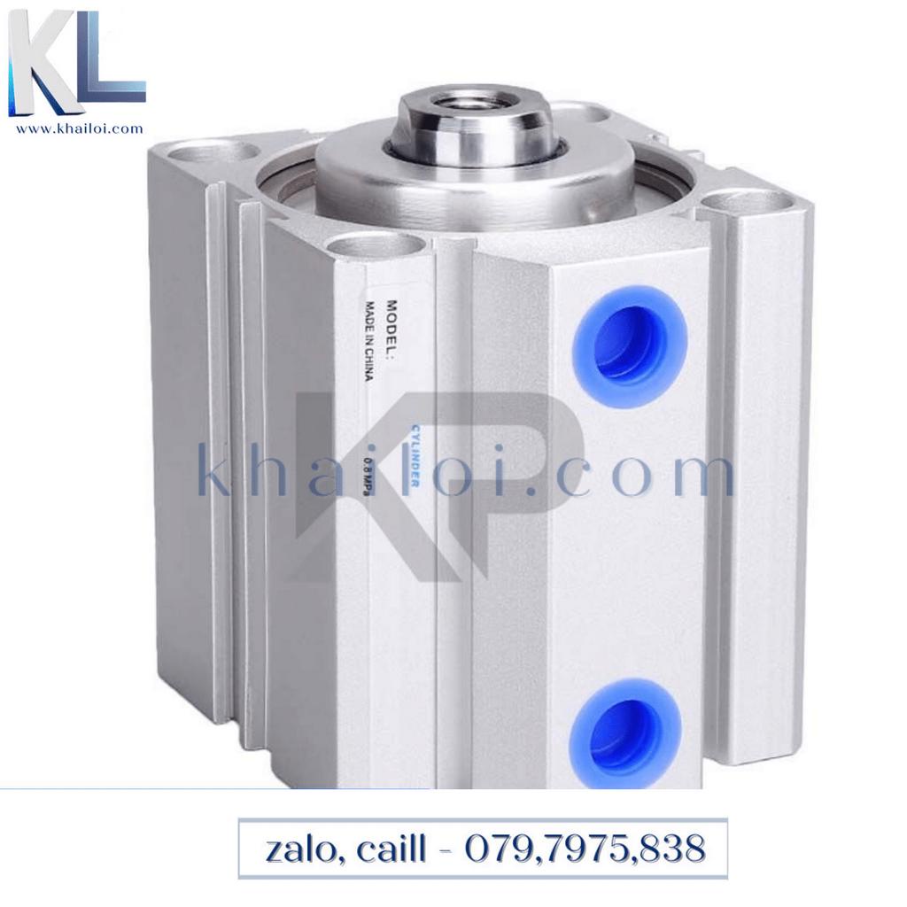 Xi lanh khí nén compact SDA- xi lanh vuông- ben hơi- Xy lanh khí nén SDA 12 16 20 25