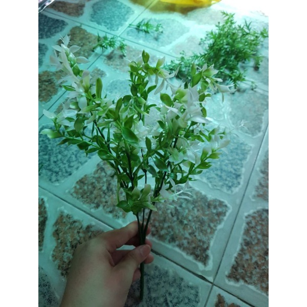 Cụm cỏ, cỏ điểm, trang trí cụm hoa, hoa trang trí