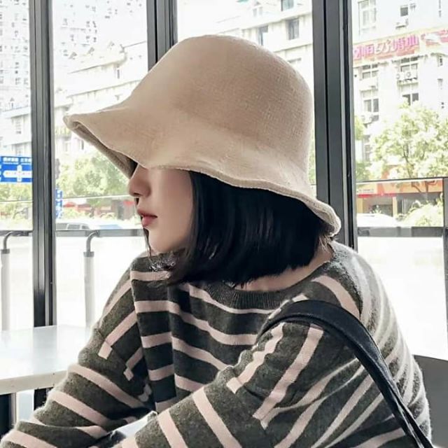 Nón bucket nhung mềm mẫu mới 2020